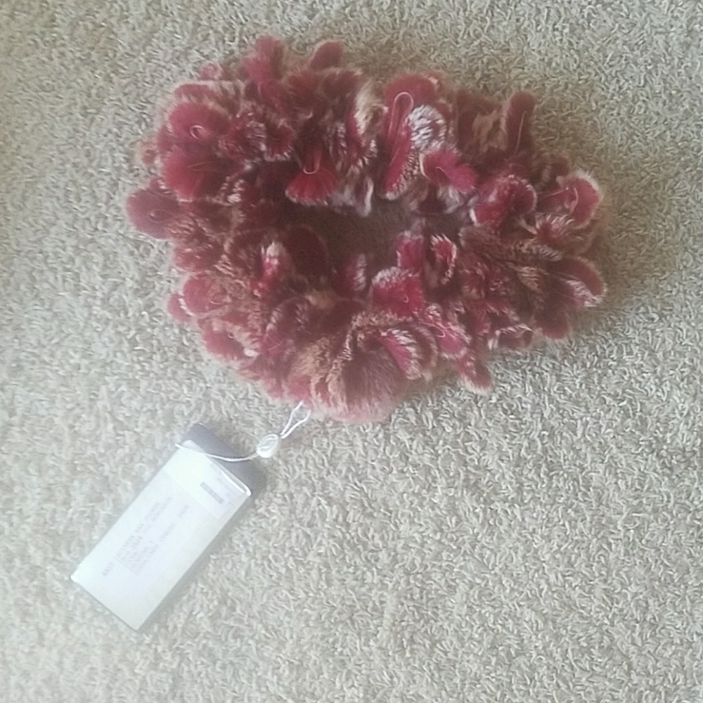 Fur neck scarf